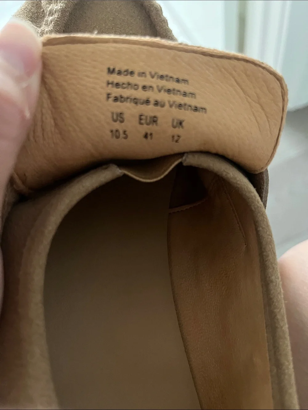 Aritzia Tan Suede Penny Loafers